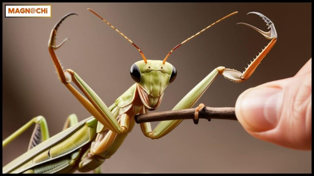 Do Praying Mantises Attack Humans? Praying Mantis vs. Humans
